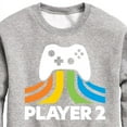 thumbnail image 3 of Instant Message - Dad & Son Matching Set - Player 1 & 2 - Men's & Kids Crew Neck Fleece Pullover, 3 of 6
