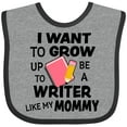 thumbnail image 3 of Inktastic I Want to Grow Up to Be a Writer Like My Mommy Boys or Girls Baby Bib, 3 of 4