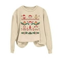 thumbnail image 5 of Winter Saving Talove Long Sleeve Shirts for Women Graphic Printed Sweatshirt Women Fall Clothes Tunics Tops To Wear with Leggings Womens Tops Christmas Shirts, 5 of 6