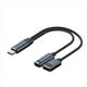 thumbnail image 1 of Cable Adaptador USB C OTG para Teléfono 2 en 1, Tipo C A USB A con Puerto de Carga PD para Smartphone, Portátil, Tableta, Color Gris., 1 of 5