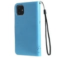 thumbnail image 4 of iPhone 11 Case 6.1" Case, Allytech Slim Shell PU Leather Folio Kickstand Wallet Case with Cards Holder Pocket Lanyard Anti-Scratch Shockproof Bumper Cover Case for Apple iPhone 11 6.1",Blue, 4 of 9