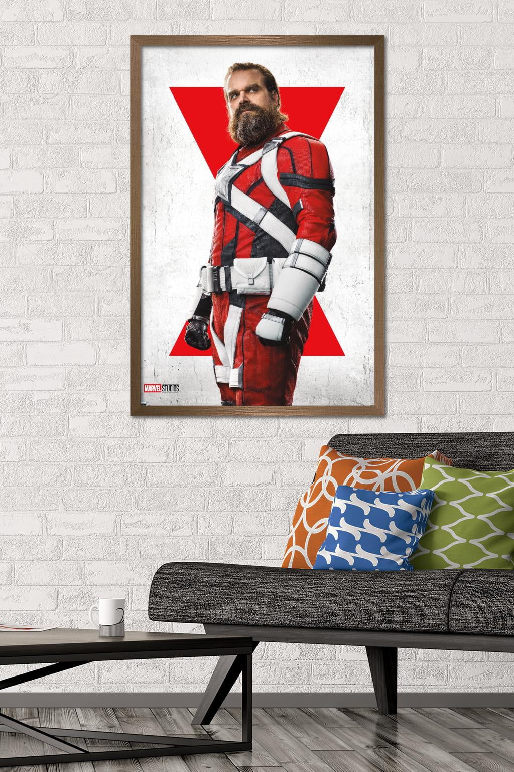 Marvel Black Widow - Red Guardian One Sheet Wall Poster, 22.375" x 34", Framed