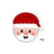 thumbnail image 2 of Christmas Party Supplies Disposable 9-inch Plates 20pc Irregular-shaped Plates 40pc Paper Cup 40pc Tissue 20pc Tablecloth For Decor Christmas Party Supplies, 2 of 6