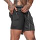 thumbnail image 2 of Pantalones Cortos de Verano para Hombres NikouMX de doble capa Moda Altamente recomendados, 2 of 6
