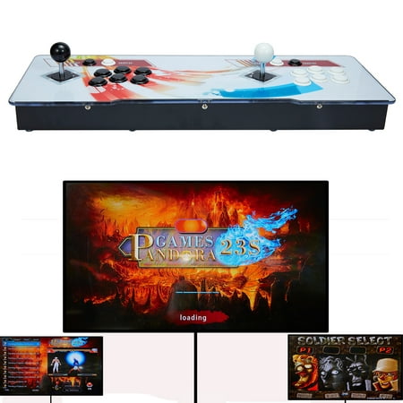 YouLoveIt Home Arcade Console Pandora 8000 in 1 Games 2D/3D Pandora Home Game Arcade Machine with Arcade Joystick Support WIFI Download, 2/3/4 online players