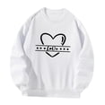 thumbnail image 3 of Sudadera de mujer con estampado de disfraces, cuello redondo, ropa deportiva para parejas M, 3 of 9