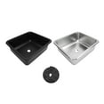 thumbnail image 2 of RV Sink 304 Stainless Steel Versatile Large Capacity Rectangular Kitchen Wash Sink for Caravan Motorhome Boat Camper Yacht, 2 of 7