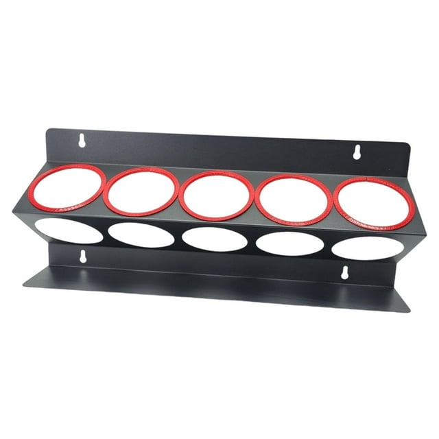 Estante de almacenamiento para botellas de spray, soporte para botellas de spray, soporte de pared, estante de hierro, organizador para contenedores