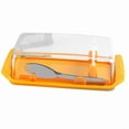 thumbnail image 1 of Limited Time Offers! Butter Dish With Lidbutter Container Butter Dish Box Container Cheese Sealing Storage Tray With Clear Lid Kitchen Dinnerware For Home Cutting Food Butter Boxes Butter, 1 of 3