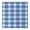 Blue And White, variant on Blue and White Grid Pattern Square Fitted Tablecloth with Elastic Edge,Square Table Cover,Washable Elastic Table Cover for Home Kitchen Party Decor 36"x36"