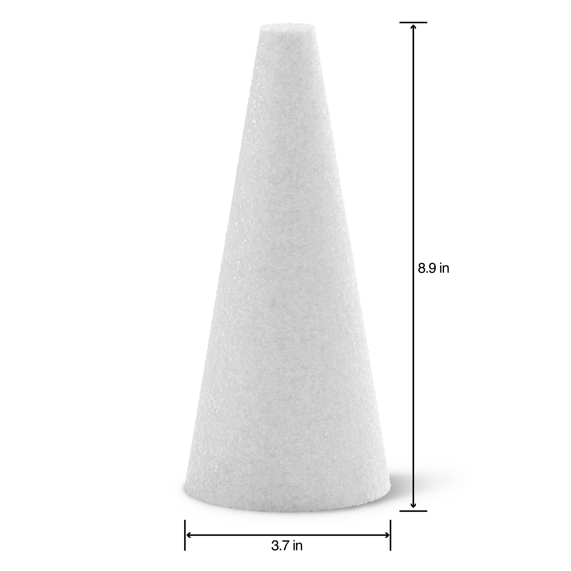 Frienda 100 Pack Foam Cones for Crafts 7.9 x 2.8 Inch