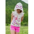 thumbnail image 4 of SPIDERMAN Spidey and His Amazing Friends Ghost-Spider Little Girls Cosplay Tank Top and Active Retro Dolphin French Terry Shorts Toddler to Big Kid, 4 of 5