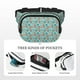 thumbnail image 5 of Fotbe Sea Lighthouse Cangurera Cuadrada con Estampado de Doble Capa, Bolsa de Cintura Ajustable Mini para Hombres y Mujeres, 5 of 9