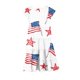 thumbnail image 5 of Odeerbi Niñas Día de La Independencia A-Línea Vestido Acampanado Verano Patriótico Estrella Raya Cuello Redondo Vestido Casual Con Bolsillos, 5 of 7