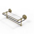 thumbnail image 2 of 22-in Gallery Glass Shelf with Towel Bar in Antique Copper, 2 of 2