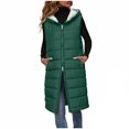 thumbnail image 1 of Winter Coats Women, Casual Puffer Jackets with Two-Way Zipper and Pockets, 1 of 9