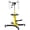 yellow, variant on Transmission Jack High Lift 1660 Lbs Telescopic 2 Stage Hydraulic Ram Transmission Floor Jack 360° Swivel Wheel Lifting Range 32" - 70"