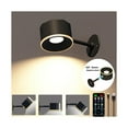 thumbnail image 2 of Dimmable LED Reading Light Rechargeable 360° Rotating Magnetic Ball Adjustable Touch Control Bedside Light ,Versatile Lighting Options, 2 of 7