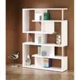 thumbnail image 2 of Coaster 5-Tier Geometric Contemporary Wood Bookcase in White, 2 of 2