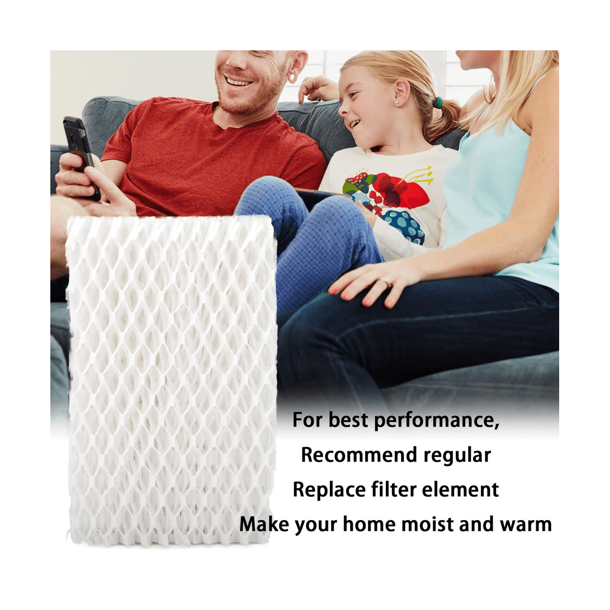 10Pack WF813 Humidifier Wick Filter Replacement Compatible for Relion RCM-832 RCM-832N PCWF813 Humidifier Filter