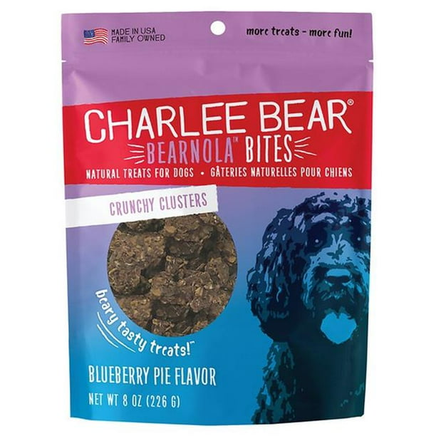 Charlee Bear 787108006904 8 oz Dog Bearnola Blueberry Honey Crunchy