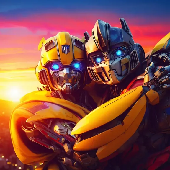 Diamond Painting Kits for Adults Robot Brothers Full Drill DIY Diamond Art for Adults Beginners Picture Art Crystal Painting for Home Wall Decor Gift