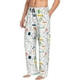 thumbnail image 2 of Xecao Easter Rabbit Men's Straight Lounge Pajama Pants: The Ultimate in Comfortable Sleepwear, 2 of 9
