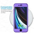 thumbnail image 6 of 4.7" iPhone SE 2 2020 Case Sturdy, Tekcoo [T360] Ultra Thin Full Body Coverage Protection Scratch Proof Hard Slim Hybrid Cover Shell With Tempered Glass Screen Protector Skin, 6 of 8