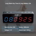 thumbnail image 6 of RUNOW Gym Timer, Rechargeable Interval Timer with Magnetic for Boxing, Tabata, HIIT, EMOM, Countdown/up, Stopwatch, Waterproof Workout Fitness Clock for Home Gym, 6 of 10