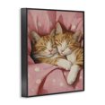 thumbnail image 2 of Stupell Industries Shabby Chic Sleeping Orange Cats Embrace Black Framed Giclee Art, 11 x 14, by The Prints Vibe, 2 of 8