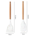 thumbnail image 2 of Juego de utensilios de cocina para cocinar con mango de madera para utensilios de cocina antiadherentes - Utensilios de cocina de madera, 2 of 5