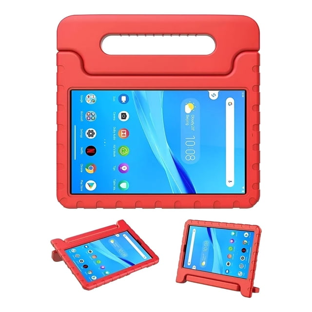 Paquete de Mica de Hidrogel y Funda para Xiaomi Pad 2 Agarradera Roja