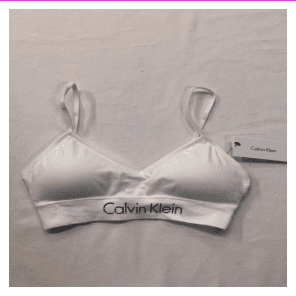 Calvin Klein Calvin Klein Women's Unlined Bralette Wireless Bar S