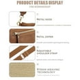 thumbnail image 4 of Luxury Designer Bum Bags for Women with small bag Checkered Crossbody Fanny Packs PU Leather Cross Body Bum Purse Belt Bag Bumbags for Work Shopping Daily, 4 of 6