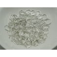 thumbnail image 3 of U8MO 500 Metal Open Jump Ring 10X1mm Round Loop O-Ring Link Connector Colour Choice-Silver, 3 of 9
