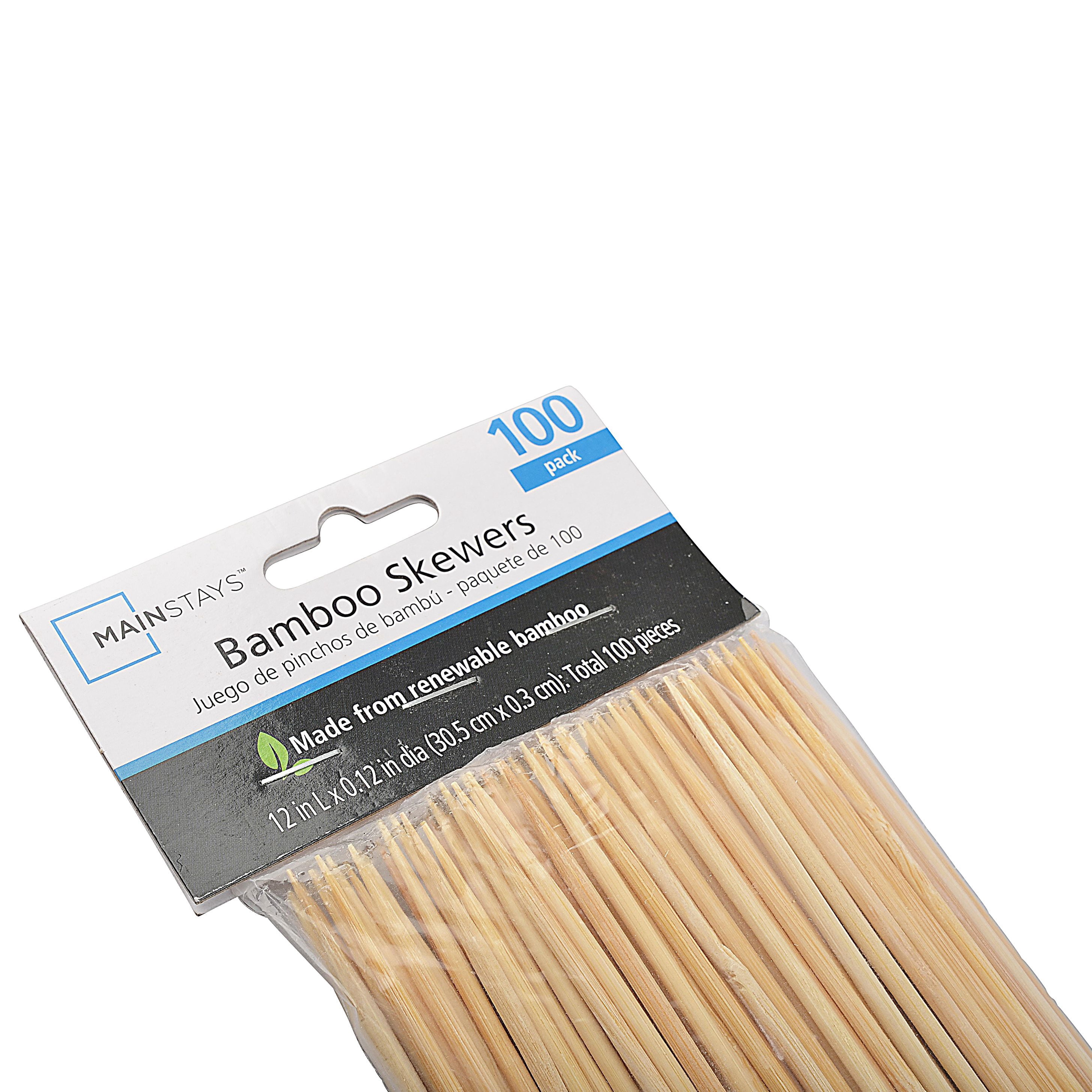Mainstays Bamboo Skewer, 100 Count