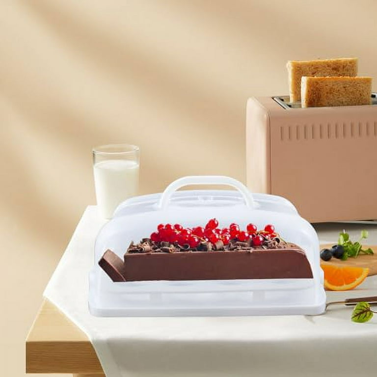 Ohuhu Cake Carrier, Cupcake Containers, Cake Stand With Lid