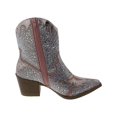 thumbnail image 2 of Wild Pair Womens Lourdez Faux Leather Embellished Cowboy, Western Boots, 2 of 3