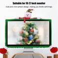 thumbnail image 3 of Cubierta de monitor de ordenador de Navidad 3D Dibujos animados Monitor de ordenador Parecido a la vida Cubierta elástica para ordenador portátil para pantalla de 19-27 ANGGREK  Otros, 3 of 8