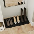 thumbnail image 2 of Ottomanson Easy Clean, Waterproof Non-Slip Indoor/Outdoor Rubber Boot Tray, 16" x 32", Black, 2 of 8