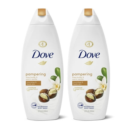Dove Body Wash Shea Butter with Warm Vanilla 22 oz 2 Count