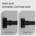 thumbnail image 2 of Tension Shower Curtain Rod es Shower Rod Tension Mounted No Drill Shower Curtain Rods Spring Tension Rod Adjustable Tension Curtain Rod for Windows Bathroom, 2 of 6