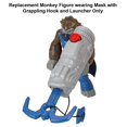 thumbnail image 2 of Pieza de Repuesto para Fisher-Price Imaginext Gorila Fortaleza Playset - HML57 - GYX00 - Figura Monkey Articulada de Repuesto con Máscara, Gancho de Agarre y Lanzador - También Funciona Bien con Otros, 2 of 5