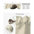 thumbnail image 5 of Black And White Train Window Curtain Bedroom Roman Curtain Adjustable Tie Up Curtain for Small Window Rod Pocket, 5 of 6