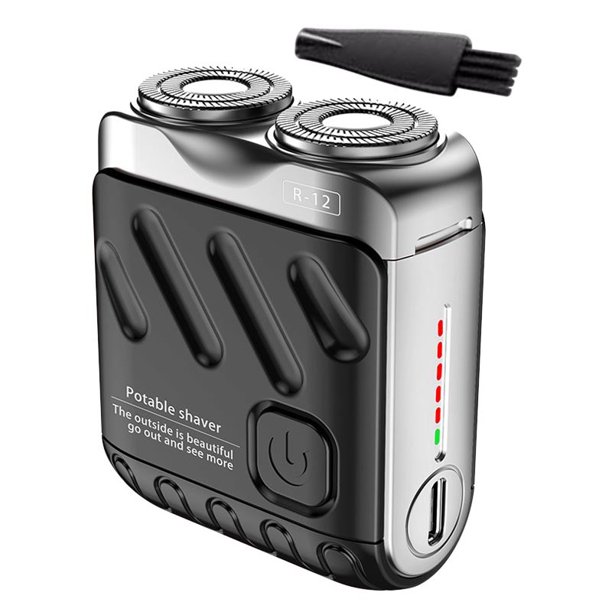 Afitadoras para Hombre Afitadora Eléctrica para Barba Mini Y Portable Afitadora Mini Y Portable Afitadora Magnética de Doble Anillo Afitadora Portátil Favorita para Hombres 2025