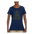 thumbnail image 3 of Cat I Am Your Father Cat Lover Womens Graphic T-Shirt, Navy, Medium, 3 of 5