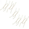 thumbnail image 1 of Ganchos dobles de resorte en forma de W de metal para colgar placas, tono dorado, 18.5 x 5.5 cm, 5 piezas, 1 of 5