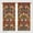Morris-2, variant on William Morris Floral Curtains, Watercolor Vintage Flower Art Style Room Windows Treatments for Bedroom Living Room, Boho Chic Green Floral Printed Drapes 2 Panel Sets,52x84 Inch