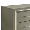thumbnail image 6 of New Classic Furniture Lumina Wood 2-Drawer Nightstand in Silver Gray, 6 of 8