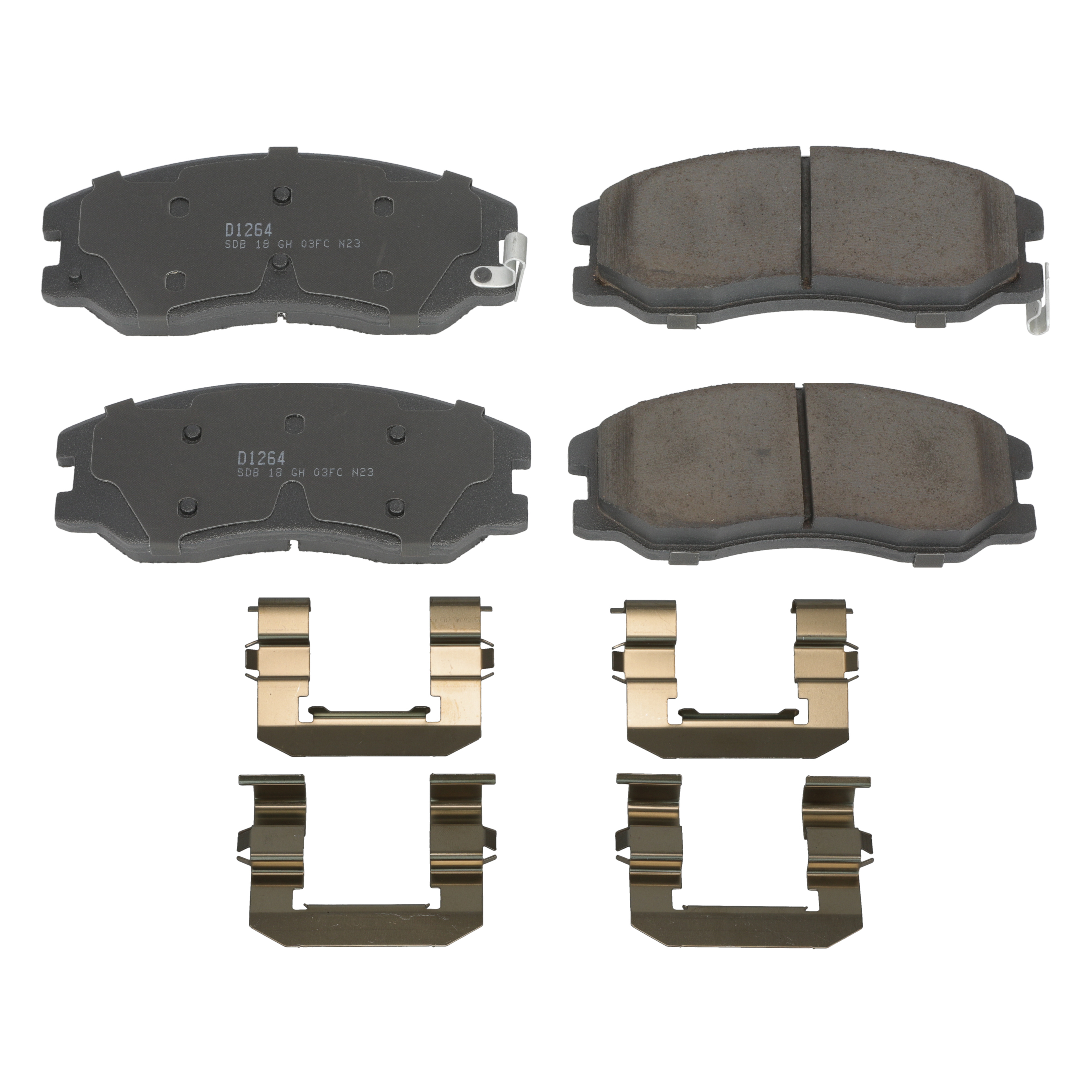 Winstop Brake Pad Set, Front WS.1264.0.C, Chevrolet Equinox 2009-2007